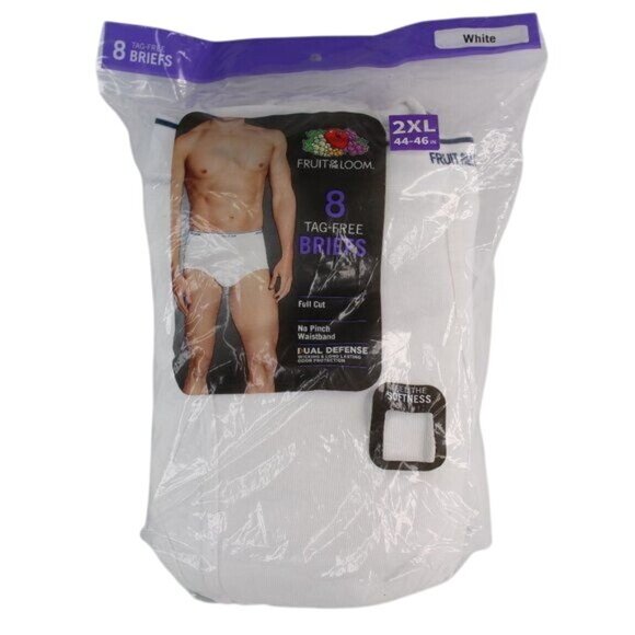 Fruit of the Loom Other - Fruit of the Loom Tag Free White Size 2XL Briefs